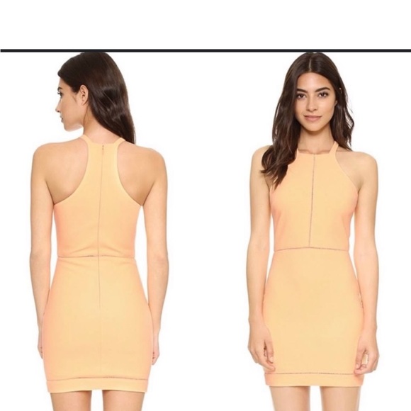 Elizabeth James dress size 0 peach color - Picture 2 of 5